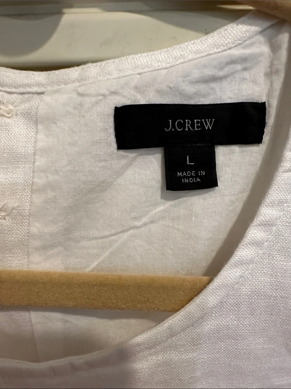 J. Crew Franco Linen Dress Saffron